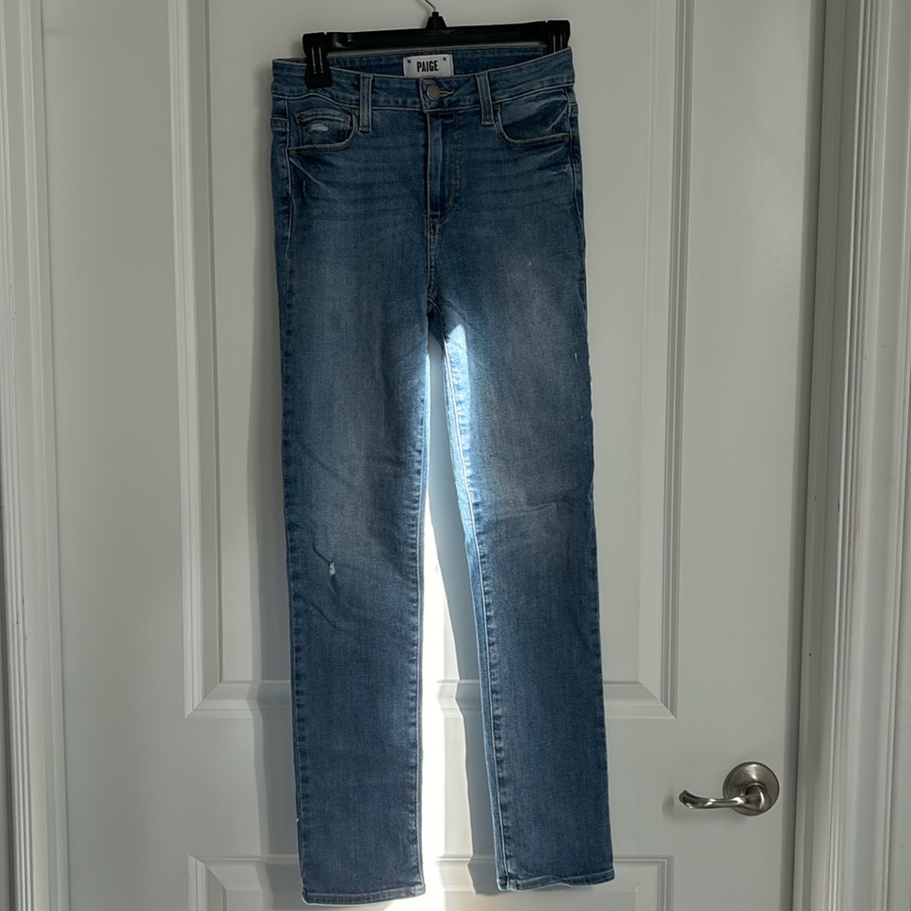 Paige ankle skinny jeans